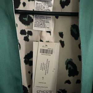 Chico's Women's Turquoise Blazer